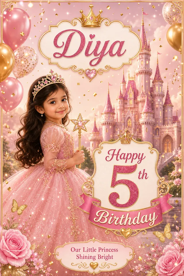 Princess card style