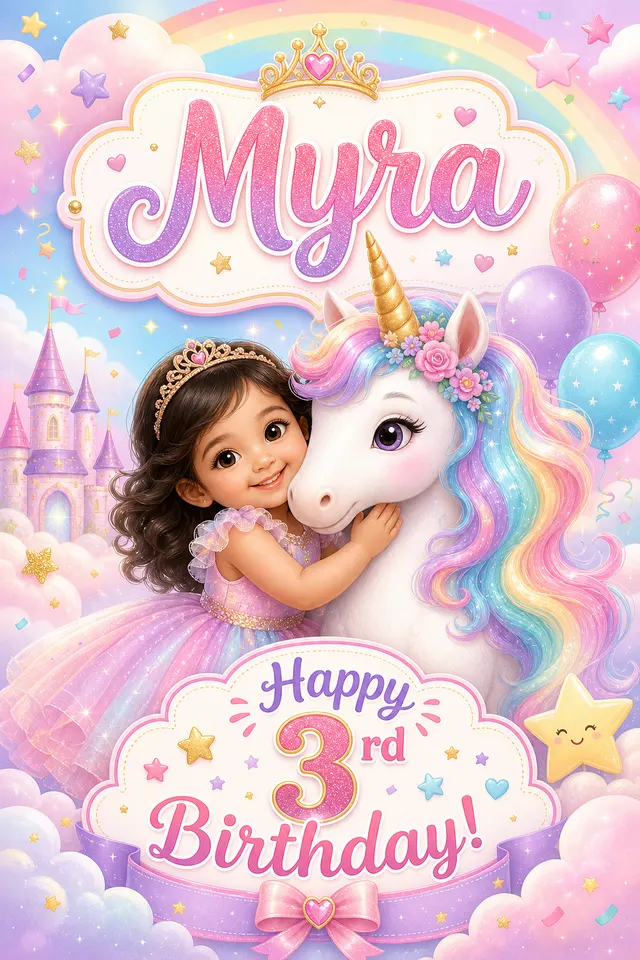 Unicorn card style