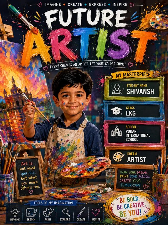 Artist poster style