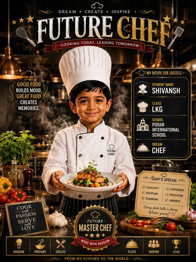 Chef poster style