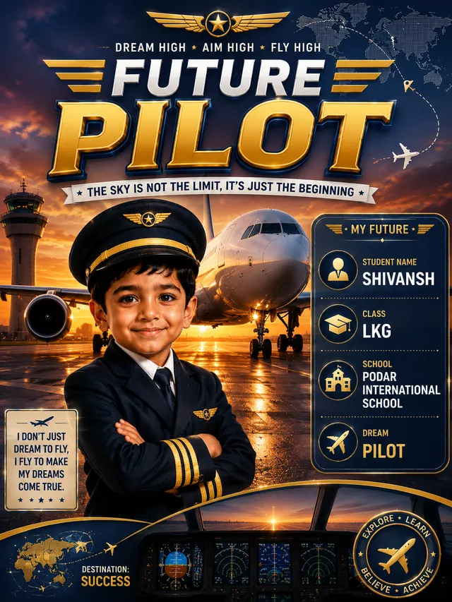 Pilot poster style