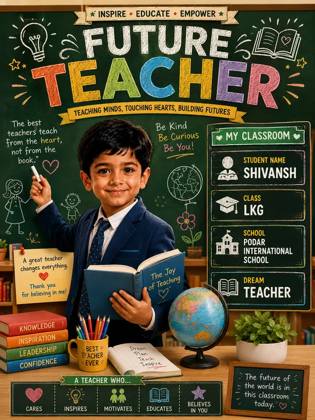 Teacher poster style