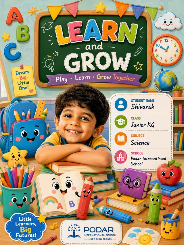 Cartoon Classroom cover style
