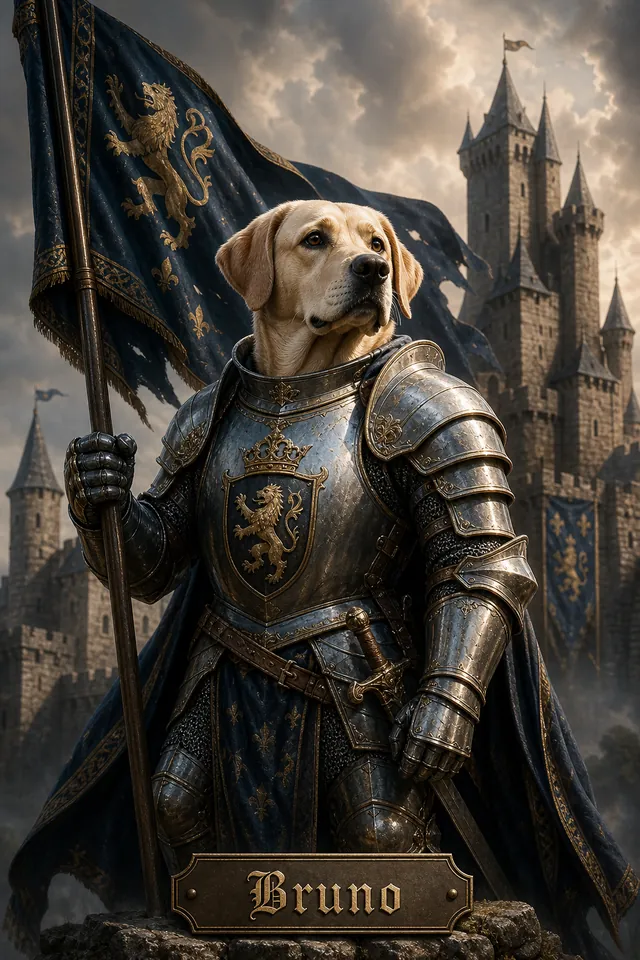 Knight portrait style