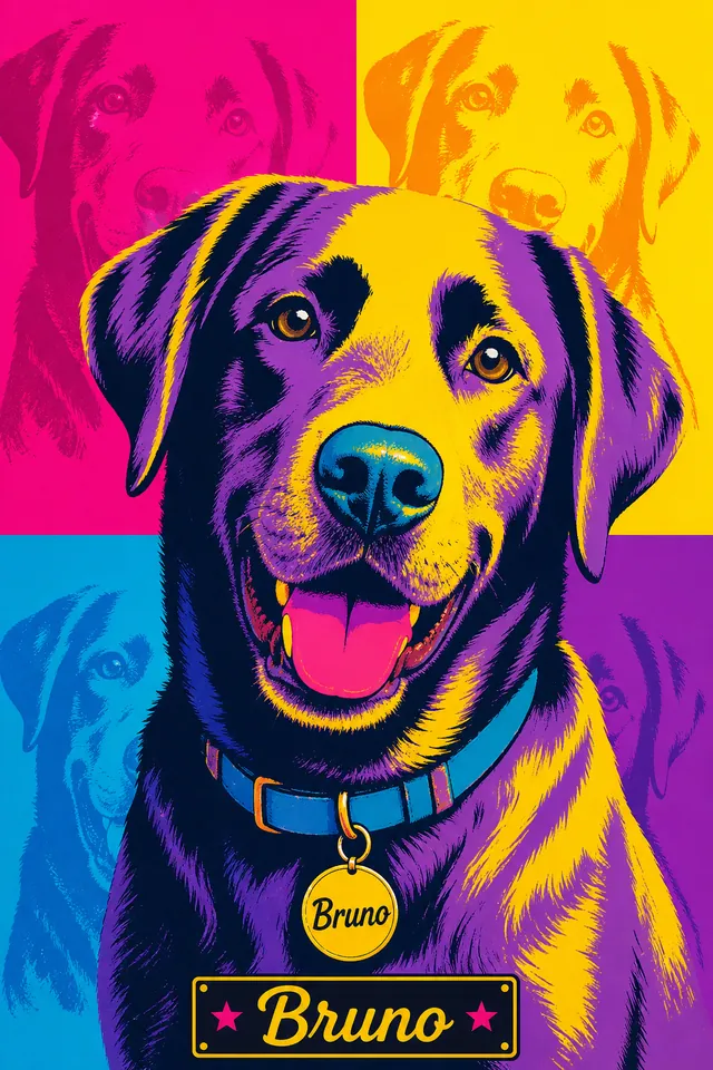 Pop Art portrait style